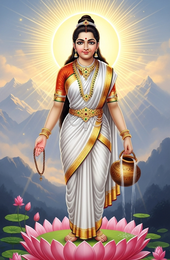 Divine Brahmacharini Maa: Purity, Penance, and Enlightenment